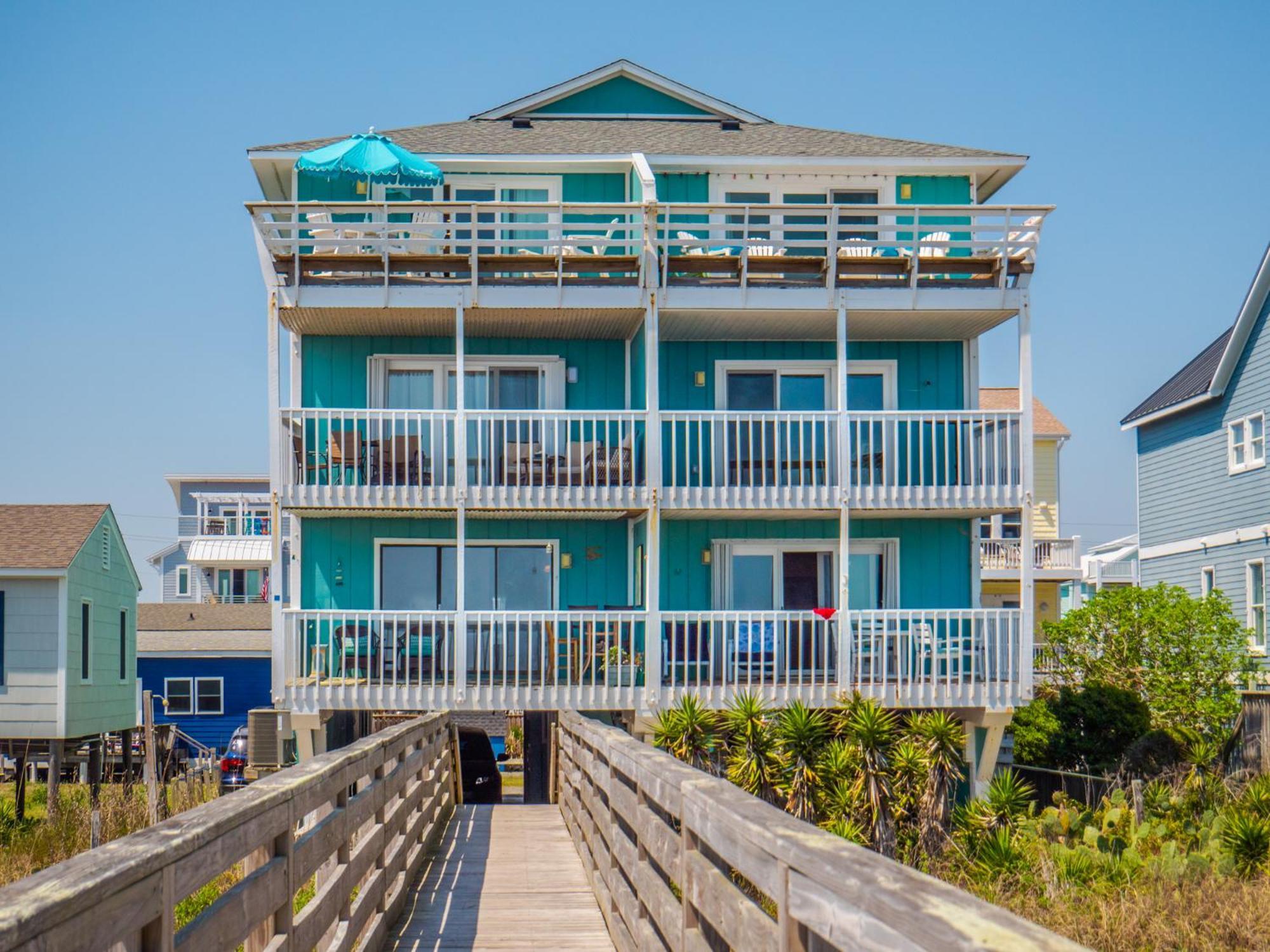 The Sandcastle At Tiki Apartment Carolina Beach Exterior photo